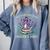Girls Loves Dragon Books Fantasy Girls Kids Toddler Women Comfort Colors Sweatshirt Denim