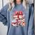 Girly Coquette Gingerbread Books And Hot Cocoa Cozy Season Comfort Colors Sweatshirt Denim Girly Coquette Gingerbread Books And Hot Cocoa Cozy Season Comfort Colors Sweatshirt Denim