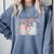 God Says I Am Book Bible Verse Christian Girls Women Comfort Colors Sweatshirt Denim