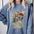 Goddammit Donut Book Lover For Men Woman Comfort Colors Sweatshirt Denim