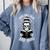 Good Girls Read Bad Books Skeleton Comfort Colors Sweatshirt Denim