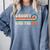 Groovy Like The 60s Aesthetic Nostalgia 1960's Retro Comfort Colors Sweatshirt Denim