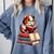 Guinea Pig Reading Books Matching Bookworm Readers Librarian Comfort Colors Sweatshirt Denim