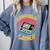 Handheld Gamer Retro Portable Console Nostalgia Comfort Colors Sweatshirt Denim