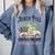 Holiday Scene Nostalgia North Pole Tree Farm Merry Christmas Comfort Colors Sweatshirt Denim