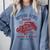 Hotrod Rebel Automotive Nostalgia Old Car Distressed Premium Tri-Blend Comfort Colors Sweatshirt Denim