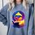 Humor Rubber Duck Reading Book Comfort Colors Sweatshirt Denim