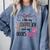Iced Coffee & Reading Smut Books Girly Spicy Novels Comfort Colors Sweatshirt Denim