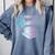 Id Rather Be Reading Book Librarian Men Women Kids Comfort Colors Sweatshirt Denim
