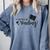 I'd Rather Be Reading Book Lover Bookworm Reading Comfort Colors Sweatshirt Denim