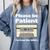 I'm From The 1900s Be Patient Retro Cassette Tape Premium Comfort Colors Sweatshirt Denim
