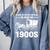 I'm From The 1900s Tee Over The Hill Comfort Colors Sweatshirt Denim