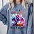 I'm A Book Dragon Not A Worm Comfort Colors Sweatshirt Denim