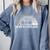I'm Not Old I'm Classic Retro Boombox Nostalgia Comfort Colors Sweatshirt Denim