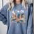 I'm OK Books Pile Books Stack Bibliophile Bookisk Comfort Colors Sweatshirt Denim