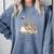 I Should Infinitely Prefer A Book Jane Austen Fan Woman Girl Comfort Colors Sweatshirt Denim