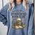 Introverted Book Club Member Anti Social Reader Comfort Colors Sweatshirt Denim