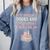 If It Involves Books & Pajamas Count Me In Cute Pajama Night Comfort Colors Sweatshirt Denim
