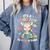It's a Good Day To Read a Book Cute Giraffe Comfort Colors Sweatshirt Denim