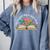 Its a Good Day To Read a Book Librarian Books Reading Floral Comfort Colors Sweatshirt Denim
