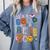 Its a Good Day To Read a Book Lovers Library Reading Women Comfort Colors Sweatshirt Denim