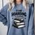 It's Not Hoarding If It's Books Book Lover Readers Comfort Colors Sweatshirt Denim