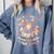 Just Girl Who Loves Anime Cats Boba And Books Bubble Tea Comfort Colors Sweatshirt Denim