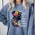 Just a Girl Who Loves Books Comfort Colors Sweatshirt Denim