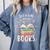 Just a Girl Who Loves Books Cute Book Lover Bookworm Comfort Colors Sweatshirt Denim