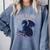 Just a Girl Who Loves Dragons And Books Fantasy Comfort Colors Sweatshirt Denim
