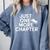 Just One More Chapter Book Lover Quote Comfort Colors Sweatshirt Denim Just One More Chapter Book Lover Quote Comfort Colors Sweatshirt Denim