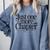 Just One More Chapter Book Lover Quote Reading Comfort Colors Sweatshirt Denim