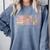 Just One More Chapter Book Lovers Reading Teacher Comfort Colors Sweatshirt Denim