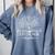Just One More Chapter Bookish Book Reading Botanical Book Comfort Colors Sweatshirt Denim