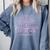 Just One More Chapter Bookish Book Reading Bright Hot Pink Comfort Colors Sweatshirt Denim