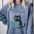 Just One More Chapter Bookworm Cat Book Lover Comfort Colors Sweatshirt Denim Just One More Chapter Bookworm Cat Book Lover Comfort Colors Sweatshirt Denim