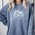 Just One More Chapter Dog German Shepherd Book Lover Comfort Colors Sweatshirt Denim