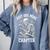 Just One More Chapter Reading Skeleton Book Lover Premium Tri-Blend Comfort Colors Sweatshirt Denim