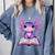 Kawaii Axolotl Cute Axolotls Reading Book Comfort Colors Sweatshirt Denim