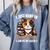 Kawaii Feline Book Reading Read Books Pet My Calico Cat Men Women Comfort Colors Sweatshirt Denim