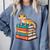 Leopard Gecko Book Lover Reading Comfort Colors Sweatshirt Denim