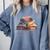 Let The Adventures Begin Book Lovers Magical Whimsical Art Comfort Colors Sweatshirt Denim