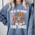 Librarian Reading Books Lover Library Comfort Colors Sweatshirt Denim