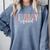 Library Squad Librarian Book Lover Bookworm Comfort Colors Sweatshirt Denim