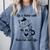 Life Is Better With Books Cats And Coffee Shirt Comfort Colors Sweatshirt Denim