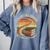 Life Isn’t All Running And Reading Book Lover Comfort Colors Sweatshirt Denim