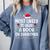 Most Likely To Read A Book On Christmas Matching Family Xmas Comfort Colors Sweatshirt Denim