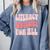 Literacy And Justice For All Book Lover Comfort Colors Sweatshirt Denim