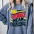 You Literally Mean Figuratively Grammar Teacher Book Writers Comfort Colors Sweatshirt Denim
