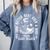 I Look Better Bent Over a Book Proud Smut Reader Skeleton Comfort Colors Sweatshirt Denim